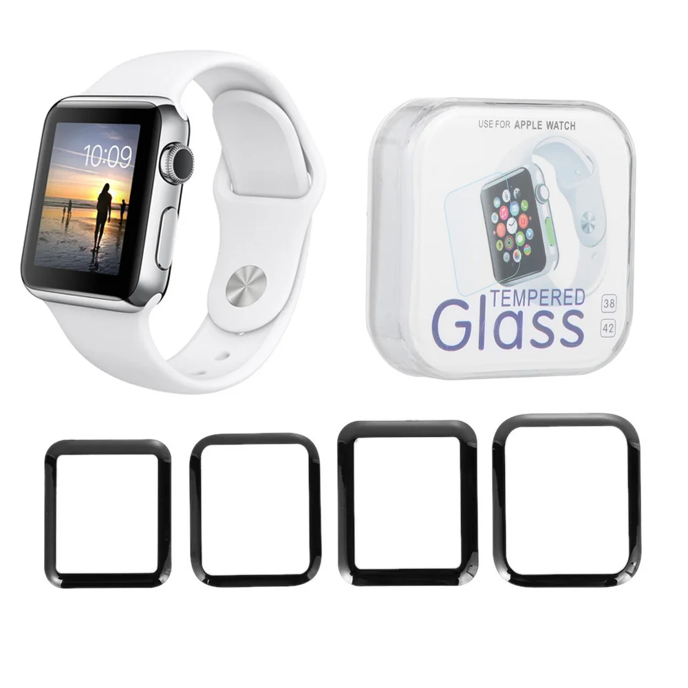 4/3/2/1 42mm/38mm/44mm/40mm 3D curved Full Cover Tempered Glass For Watch Series Screen Protector For i watch Series New Coming
4/3/2/1 42mm/38mm/44mm/40mm 3D curved Full Cover Tempered Glass For Watch Series Screen Protector For i watch Series New Coming