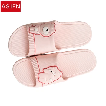 ASIFN Women Cute Bear Cartoon Slippers Home Sandals Soft Sole Men Flip Flops Summer Chaussures Femme Couple Shoes
ASIFN Women Cute Bear Cartoon Slippers Home Sandals Soft Sole Men Flip Flops Summer Chaussures Femme Couple Shoes