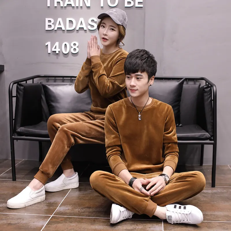 Winter Warm Mens Sport Suits Solid Color Unisex Casual Tracksuit Two Pieces Set O-Neck Long Sleeve Sweatshirt Tops + Pants S-3XL
Winter Warm Mens Sport Suits Solid Color Unisex Casual Tracksuit Two Pieces Set O-Neck Long Sleeve Sweatshirt Tops + Pants S-3XL