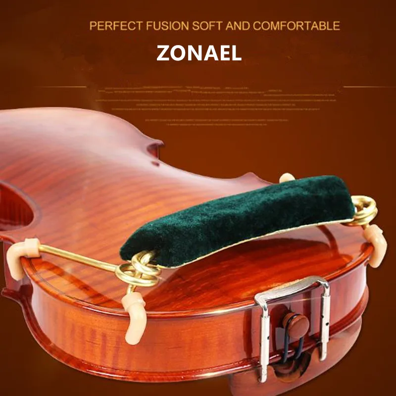 ZONAEL Adjustable Violin Shoulder Rest Plastic Padded for 1/8 1/2 1/4 Fiddle Violin Violin Parts & Accessories Color random
ZONAEL Adjustable Violin Shoulder Rest Plastic Padded for 1/8 1/2 1/4 Fiddle Violin Violin Parts & Accessories Color random