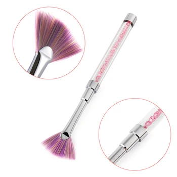 Mermaid Gradient Nail Brush Drawing Pen Fan Pink Rhinestone Handle Manicure Nail Art Tool Dust Remover Pen Manicure Cleaner Tool
Mermaid Gradient Nail Brush Drawing Pen Fan Pink Rhinestone Handle Manicure Nail Art Tool Dust Remover Pen Manicure Cleaner Tool