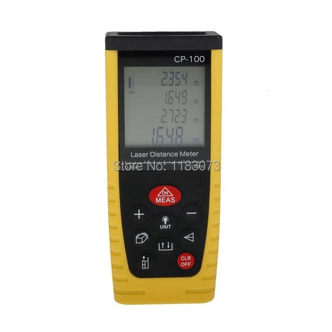 

Laserworks 100M Portable Digital Laser Telemetre Rangefinder Distance Meter Bubble level Tester Instrument Ruler CP-100