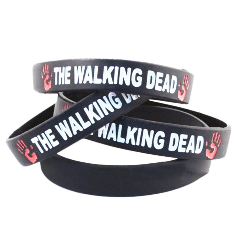 1 Piece New high quality the walking dead wristband silicone bracelet rubber cuff bangle
1 Piece New high quality the walking dead wristband silicone bracelet rubber cuff bangle