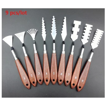 9pcs/set Professional Stainless Steel Artist Oil Painting Palette Knife Spatula Paint Pallet Art
9pcs/set Professional Stainless Steel Artist Oil Painting Palette Knife Spatula Paint Pallet Art
