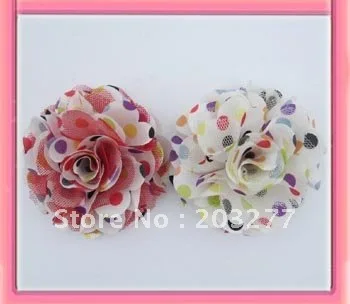 Wholesale - 24pcs/lot 3'' polka dots Satin mesh silk flowers for hoilday without hair clip FreeShipping
Wholesale - 24pcs/lot 3'' polka dots Satin mesh silk flowers for hoilday without hair clip FreeShipping