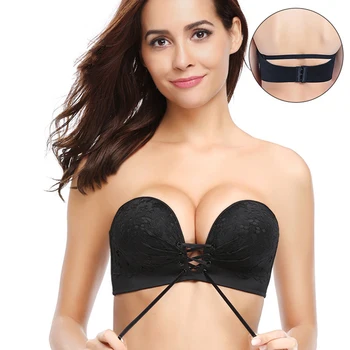 Elovegirl Women Strapless Underwear Non-slip Wedding Dress Wire Free Bra Female Floral Half Cup Gathered Invisible Lace Bra
Elovegirl Women Strapless Underwear Non-slip Wedding Dress Wire Free Bra Female Floral Half Cup Gathered Invisible Lace Bra