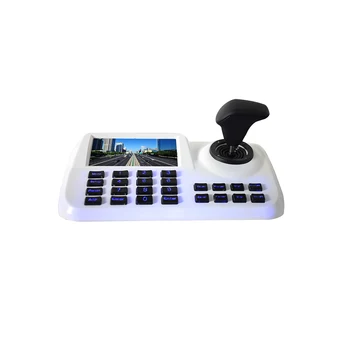 5" LCD Keyboard 3D Dimension Joystick CCTV Keyboard Controllers for PTZ Speed Dome Camera Support ONVIF IP PTZ