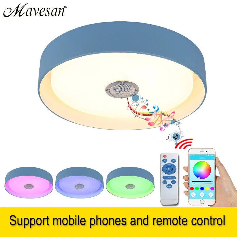Modern LED ceiling Lights RGB Dimmable 36W APP Remote control Bluetooth Music light foyer baby bedroom ceiling lamp 165-265V
Modern LED ceiling Lights RGB Dimmable 36W APP Remote control Bluetooth Music light foyer baby bedroom ceiling lamp 165-265V