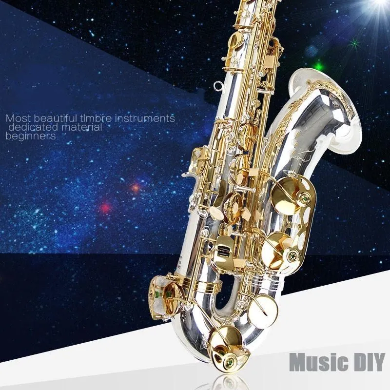 New France STS-R54 Bb Flat Tenor saxophone silver saxophone Musical Instrument Professional Play music tenor saxophone shipping
New France STS-R54 Bb Flat Tenor saxophone silver saxophone Musical Instrument Professional Play music tenor saxophone shipping