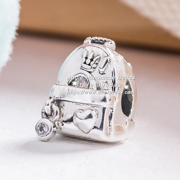 2019 Spring Release Sterling Silver Adventure Bag Charm With Cubic Zirconia Charm Fits All European DIY Bracelets Necklaces
2019 Spring Release Sterling Silver Adventure Bag Charm With Cubic Zirconia Charm Fits All European DIY Bracelets Necklaces