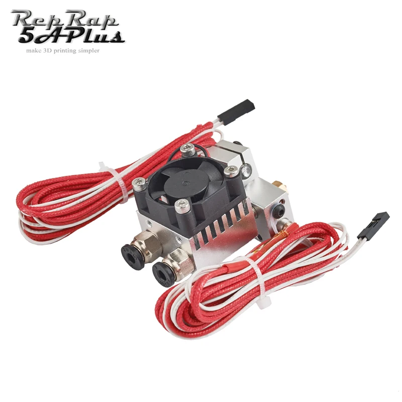 Chimera V6 Extruder Dual Head Remote Bowden HotEnd with Cooling fan 2 In 2 Out Multi-extrusion 0.3/0.4/0.5/0.6/0.8/1.0mm 1.75mm
Chimera V6 Extruder Dual Head Remote Bowden HotEnd with Cooling fan 2 In 2 Out Multi-extrusion 0.3/0.4/0.5/0.6/0.8/1.0mm 1.75mm