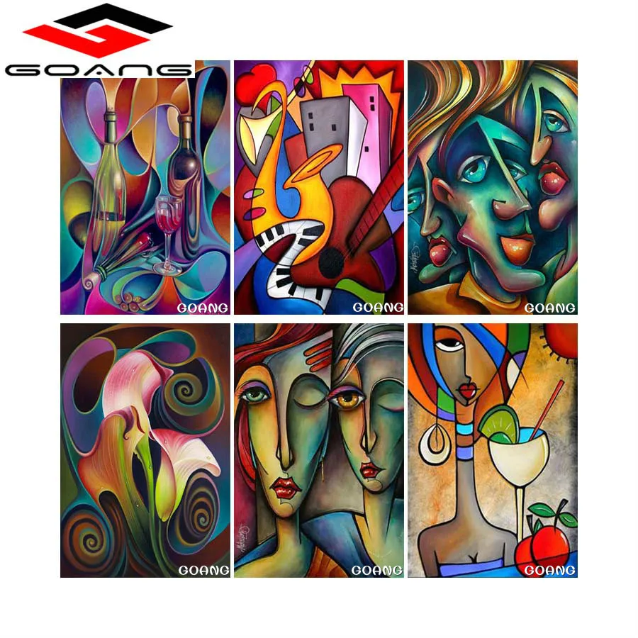 GOANG Diy Diamond Embroidery Abstract cartoon Square Diamond Painting Cross Stitch Full Mosaic Crafts Kits For Needlework WS500
GOANG Diy Diamond Embroidery Abstract cartoon Square Diamond Painting Cross Stitch Full Mosaic Crafts Kits For Needlework WS500