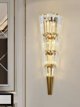 Luxury gold crystal wall sconce for living room indoor wall lights for bedroom bedside lamp applique murale luminaire wandlamp
Luxury gold crystal wall sconce for living room indoor wall lights for bedroom bedside lamp applique murale luminaire wandlamp