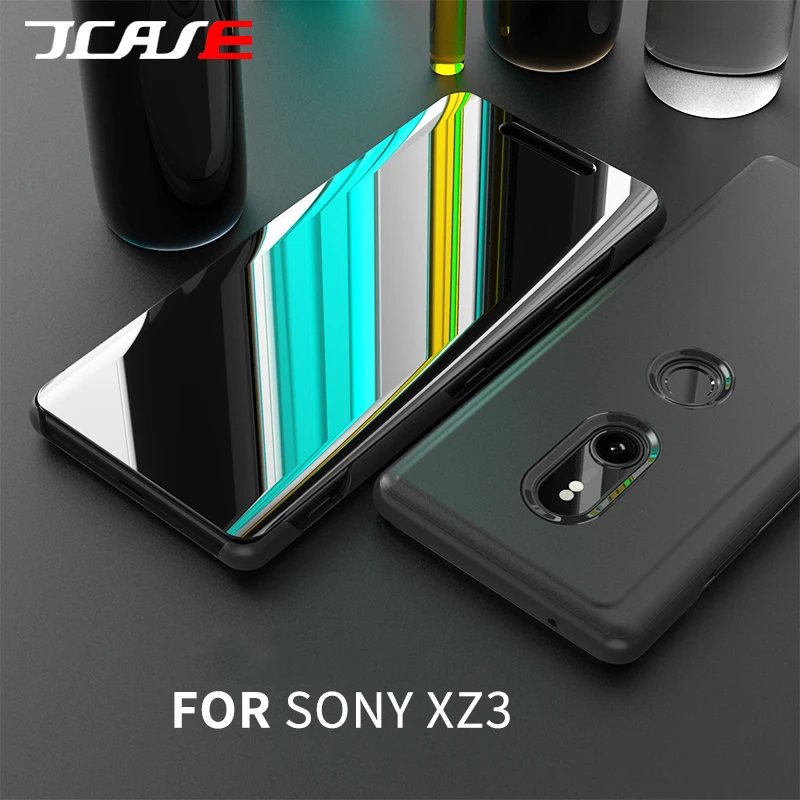 Fashion Smart Mirror Flip Phone Case For SONY XZ 3 XZ 4 Clear View Window Back Cover
Fashion Smart Mirror Flip Phone Case For SONY XZ 3 XZ 4 Clear View Window Back Cover
