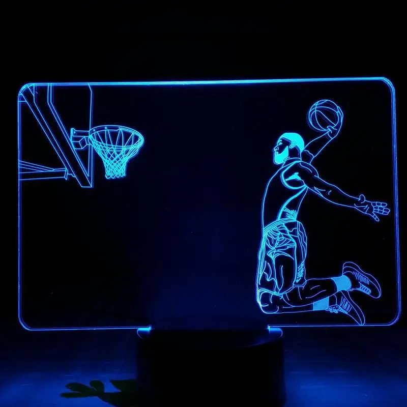 Lebron James LED Night Light Touch Sensor RBG Decorative Lamp Sport Child Kid Gift Basketball Table Lamp Bedroom James Slam Dunk
Lebron James LED Night Light Touch Sensor RBG Decorative Lamp Sport Child Kid Gift Basketball Table Lamp Bedroom James Slam Dunk