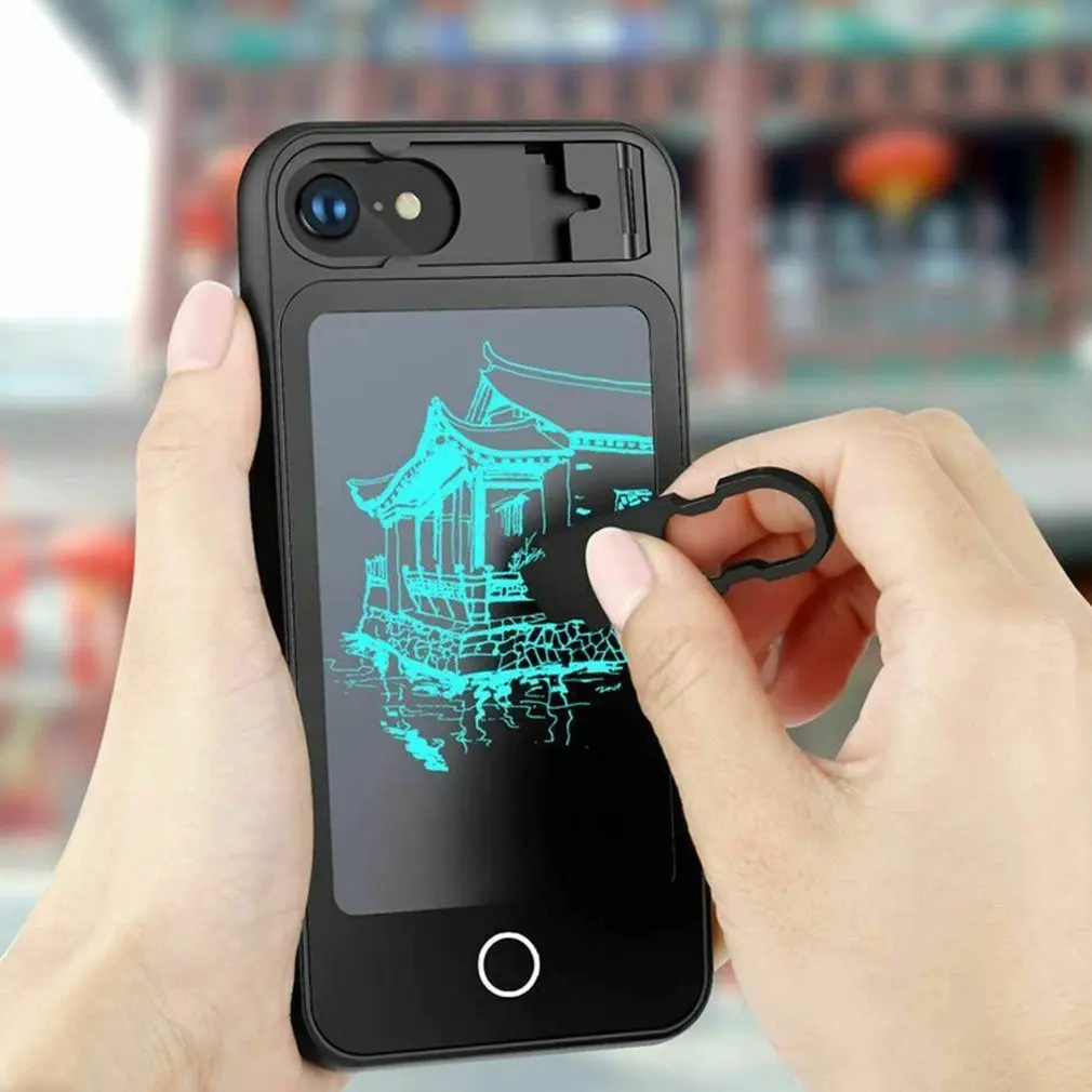 LCD Writing Tablet Mini Electronic Graphics Notepads Shockproof Phone Case with Holder Drawing Board For iPhone 6 6S 7 8 Plus
LCD Writing Tablet Mini Electronic Graphics Notepads Shockproof Phone Case with Holder Drawing Board For iPhone 6 6S 7 8 Plus