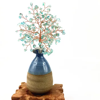 Bleu topaz lucky tree natural crystal reiki healing gemstone wholesale desk&car decoration as gift
Bleu topaz lucky tree natural crystal reiki healing gemstone wholesale desk&car decoration as gift