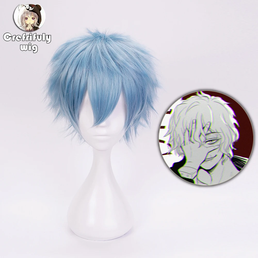My Hero Academia Boku no Hiro Akademia Shigaraki Tomura Short Blue Cosplay Costume Synthetic Hair Wig + Free Wig Cap
My Hero Academia Boku no Hiro Akademia Shigaraki Tomura Short Blue Cosplay Costume Synthetic Hair Wig + Free Wig Cap