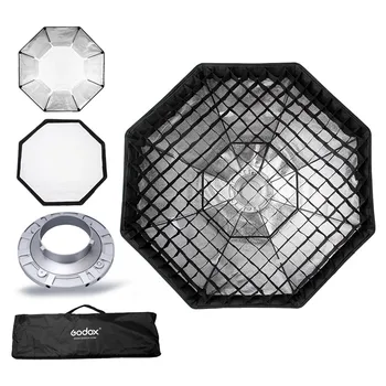 Godox FW95 Pro Studio Octagon Honeycomb Grid Softbox Reflector softbox 95cm 37" with Bowens Mount for Studio Strobe Flash Light
Godox FW95 Pro Studio Octagon Honeycomb Grid Softbox Reflector softbox 95cm 37" with Bowens Mount for Studio Strobe Flash Light