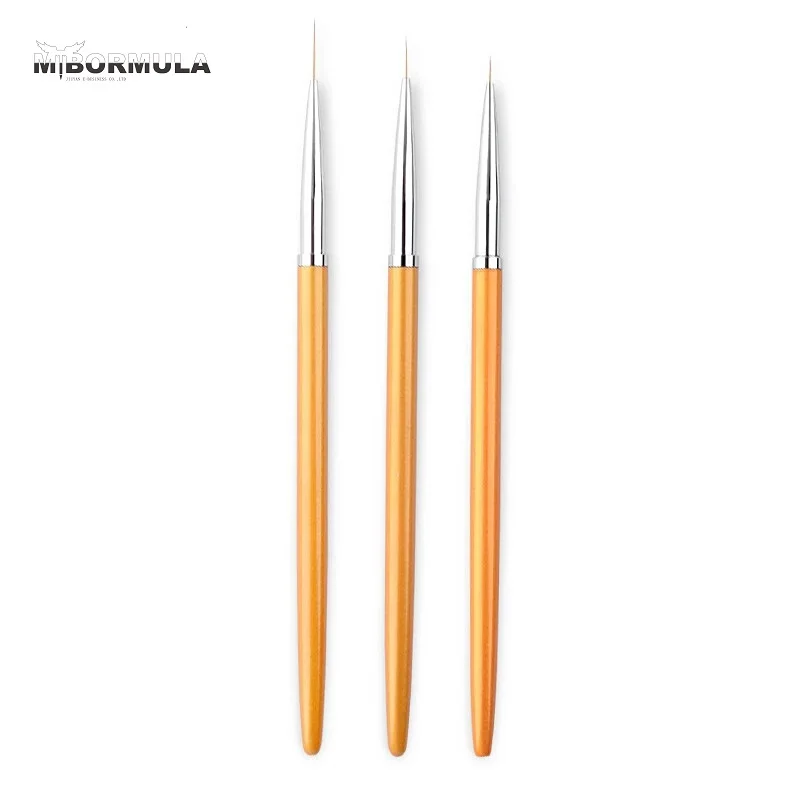 MYBORMULA 3 pcs / lot Gold Metal Handle Drawing Line Pen drawing Nail flowers and pattern lines design Nail Art Manicure Tools
MYBORMULA 3 pcs / lot Gold Metal Handle Drawing Line Pen drawing Nail flowers and pattern lines design Nail Art Manicure Tools
