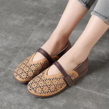 Daily Flat Shoes Woman VALLU New Arrival Female Moccasins Fretwork Ethnic Breathable Soft Comfort Magic Tape Lady Casual Shoes
Daily Flat Shoes Woman VALLU New Arrival Female Moccasins Fretwork Ethnic Breathable Soft Comfort Magic Tape Lady Casual Shoes