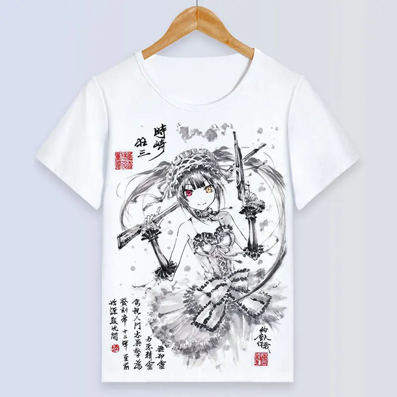DATE A LIVE T-shirt Anime T Shirt Women tshirt Tokisaki Kurumi Yoshino Itsuka Kotori Yatogami Tohka cosplay Tops Men Tees
DATE A LIVE T-shirt Anime T Shirt Women tshirt Tokisaki Kurumi Yoshino Itsuka Kotori Yatogami Tohka cosplay Tops Men Tees