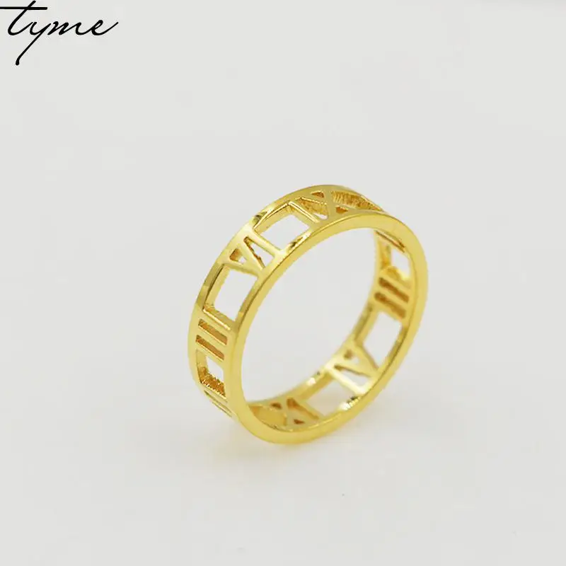 TYME fashion jewelry new Roman ring women men digital wide hollow ring finger titanium Gold-color and silver for lovers ring
TYME fashion jewelry new Roman ring women men digital wide hollow ring finger titanium Gold-color and silver for lovers ring
