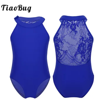 TiaoBug Kids Teens Halter Ballet Leotard Practice Dance Wear Floral Lace Gymnastics Leotard Bodysuit Child Stage Dance Costume
TiaoBug Kids Teens Halter Ballet Leotard Practice Dance Wear Floral Lace Gymnastics Leotard Bodysuit Child Stage Dance Costume