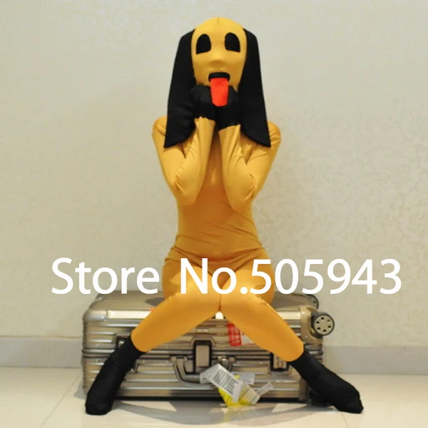 Free Shipping DHL New Arrival Full Body Dog Style Yellow Black Jumpsuit Lycra Spandex Zentai Suit For Halloween Events Party
Free Shipping DHL New Arrival Full Body Dog Style Yellow Black Jumpsuit Lycra Spandex Zentai Suit For Halloween Events Party