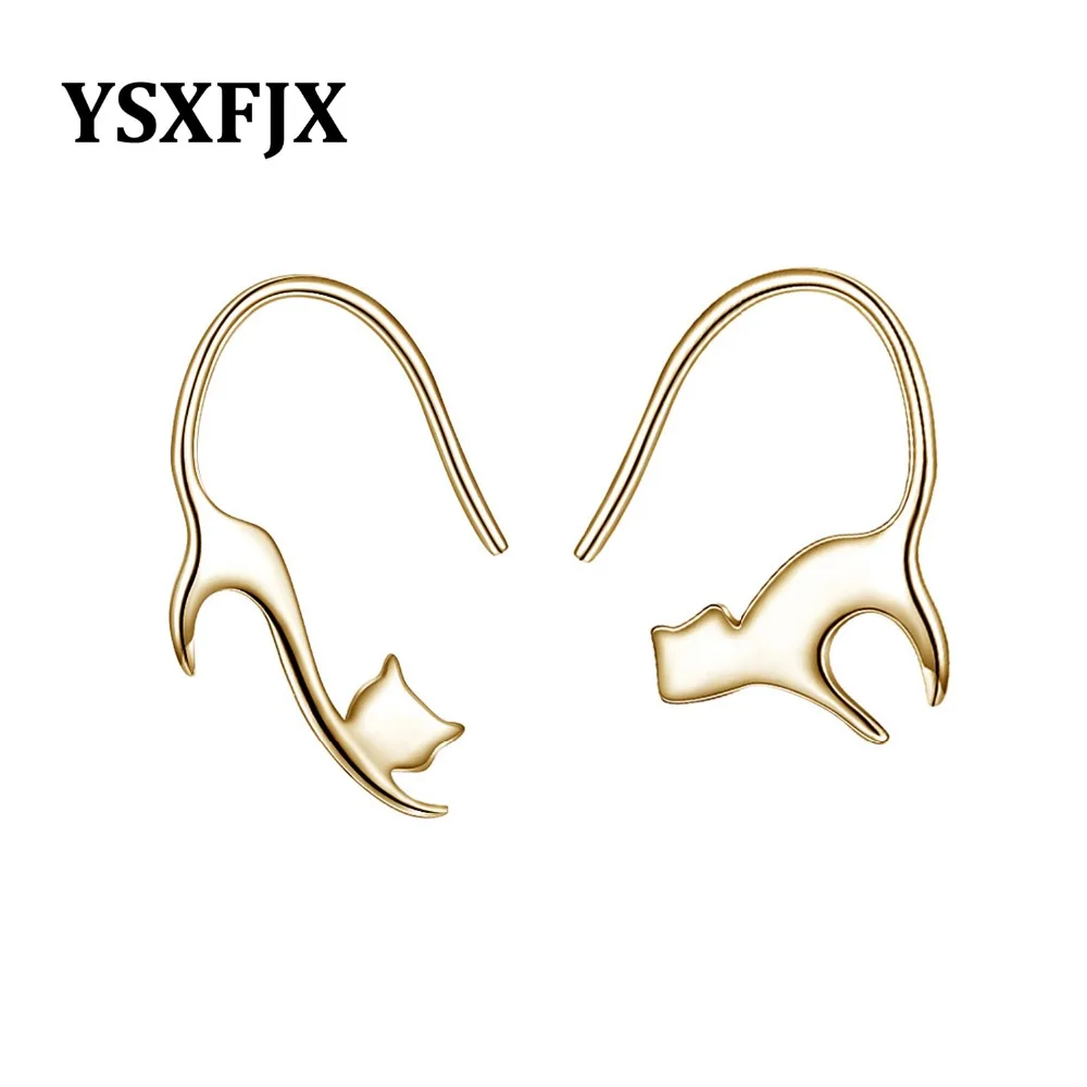 YSXFJX 2018 Hot New personality simple sterling silver 925 earrings exquisite sterling silver cute cat Stud Earrings female
YSXFJX 2018 Hot New personality simple sterling silver 925 earrings exquisite sterling silver cute cat Stud Earrings female
