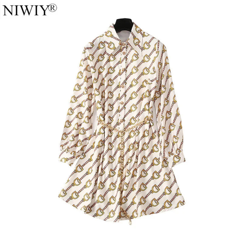 Autumn Women Chain Print Pattern Shirt Dress Vestidos Mujer Verano 2020 Midi Party Dress Dames Jurken Robe Plage D9070
Autumn Women Chain Print Pattern Shirt Dress Vestidos Mujer Verano 2020 Midi Party Dress Dames Jurken Robe Plage D9070