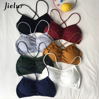 Jielur 2020 Summer Tube Top Solid Color Bandeau Top Female 7 Colors Kpop Fashion Womans Comfortable Mujer Underwear Sexy Bra
Jielur 2020 Summer Tube Top Solid Color Bandeau Top Female 7 Colors Kpop Fashion Womans Comfortable Mujer Underwear Sexy Bra