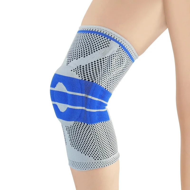 Spring Basketball Support Silicon Padded Knee Pads Support Brace Meniscus Patella Protector Sports Safety Protection Kneepad
Spring Basketball Support Silicon Padded Knee Pads Support Brace Meniscus Patella Protector Sports Safety Protection Kneepad