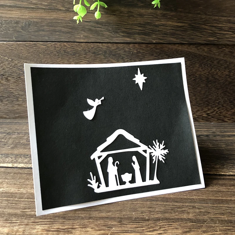 Birth of Jesus Metal Cutting Dies for Scrapbooking DIY Album Embossing Folder Paper Card Maker Template Decor Stencils Dies 
Birth of Jesus Metal Cutting Dies for Scrapbooking DIY Album Embossing Folder Paper Card Maker Template Decor Stencils Dies