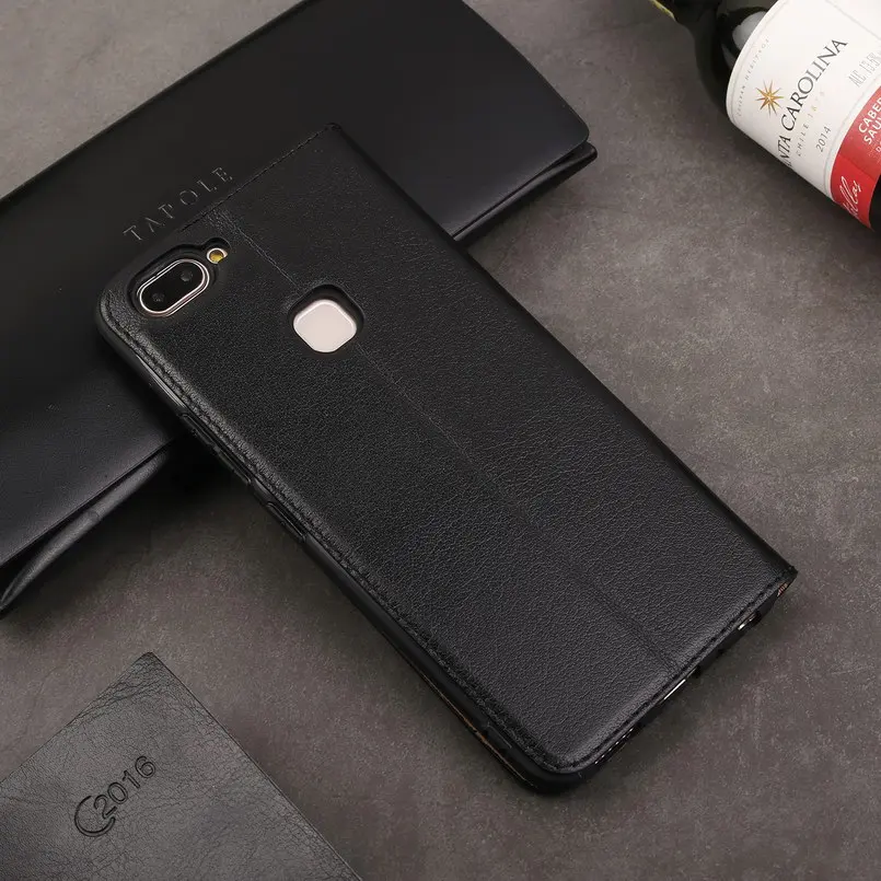 Phone Cases for Vivo X21 Case Magnetic Case Genuine Leather Cover for Vivo X20 Plus Nex X21i X9 X9s Plus Xplay 6 Cowhide Funda 4