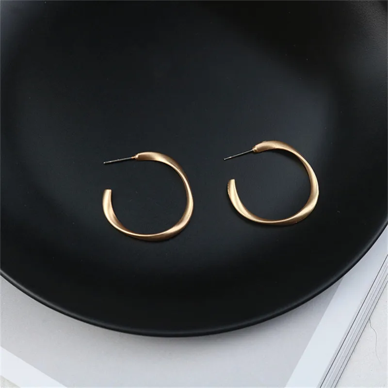 Europe America Vintage Matte Irregular Geometric Round Circle Simple Hoop Earrings Fashion Jewelry-LAF
Europe America Vintage Matte Irregular Geometric Round Circle Simple Hoop Earrings Fashion Jewelry-LAF