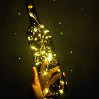 Copper Strip String Light LED Star Cork Light Novel Decoration Home Bar Decorative Lantern with 3 Cell Button Batteries
Copper Strip String Light LED Star Cork Light Novel Decoration Home Bar Decorative Lantern with 3 Cell Button Batteries