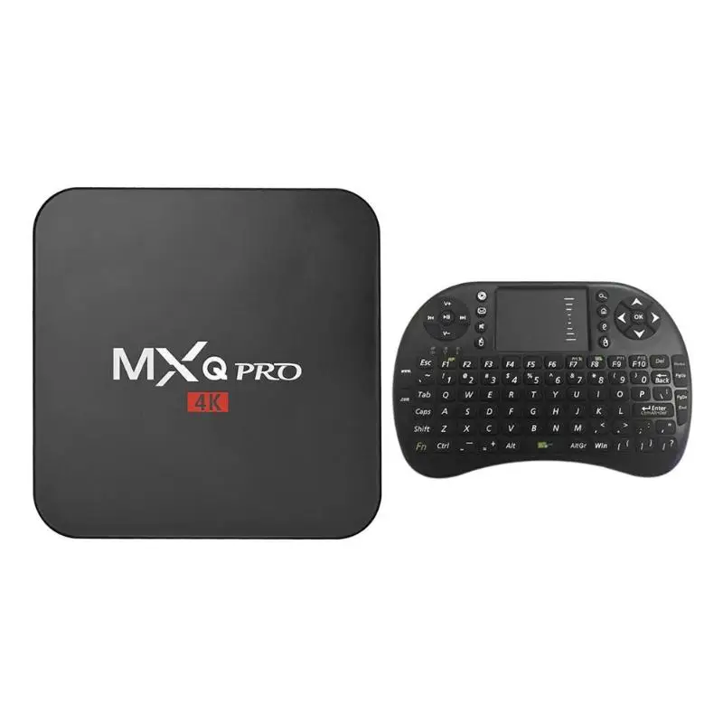 MXQ PRO MINI Android 8.1 TV BOX 1G 8G Amlogic S905W Quad Core 2.4G WIFI H.265 4k Media Player 2GB 16GB Smart TV BOX Key Board
MXQ PRO MINI Android 8.1 TV BOX 1G 8G Amlogic S905W Quad Core 2.4G WIFI H.265 4k Media Player 2GB 16GB Smart TV BOX Key Board
