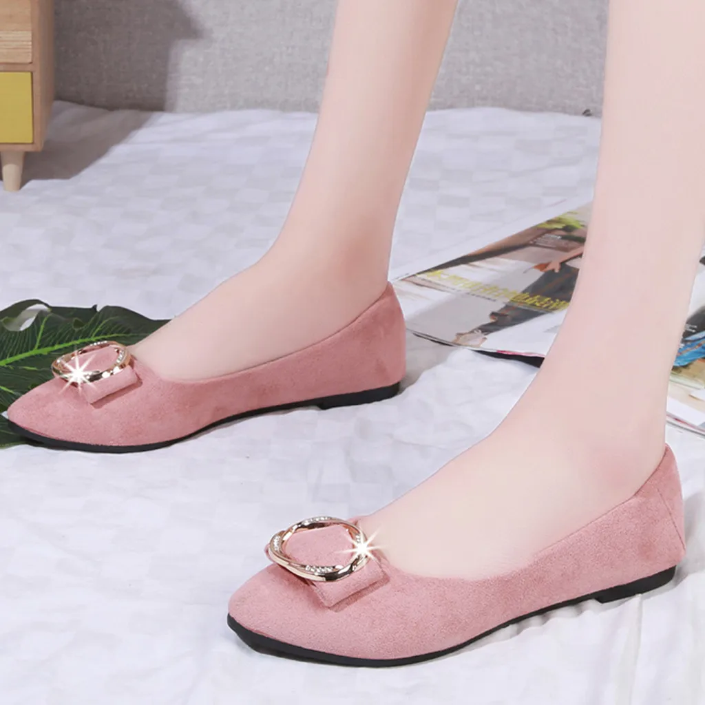 YOUYEDIAN 2019 Hot Flat Shoes Women's Single Shoes Pointed Shallow Mouth Work Shoes Round Buckle Peas Shoes Women Shoes Drop
YOUYEDIAN 2019 Hot Flat Shoes Women's Single Shoes Pointed Shallow Mouth Work Shoes Round Buckle Peas Shoes Women Shoes Drop