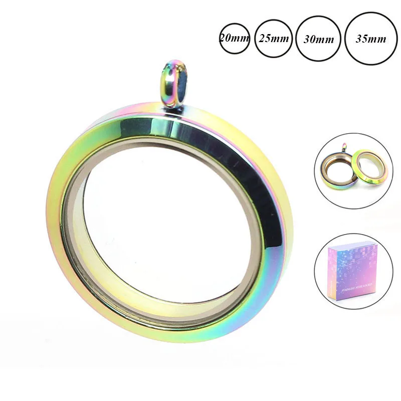 Mixed lots! Carvort jewelry 20mm 25mm 30mm screw top rainbow 316L Stainless steel floating locket plain face
Mixed lots! Carvort jewelry 20mm 25mm 30mm screw top rainbow 316L Stainless steel floating locket plain face