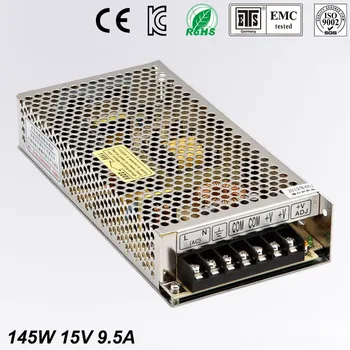 Universal Switch power suply 15V DC 9.5A 145W Led Driver Unit Led Transformer 220v 110v AC To DC Fonte 15V For CNC CCTV
Universal Switch power suply 15V DC 9.5A 145W Led Driver Unit Led Transformer 220v 110v AC To DC Fonte 15V For CNC CCTV