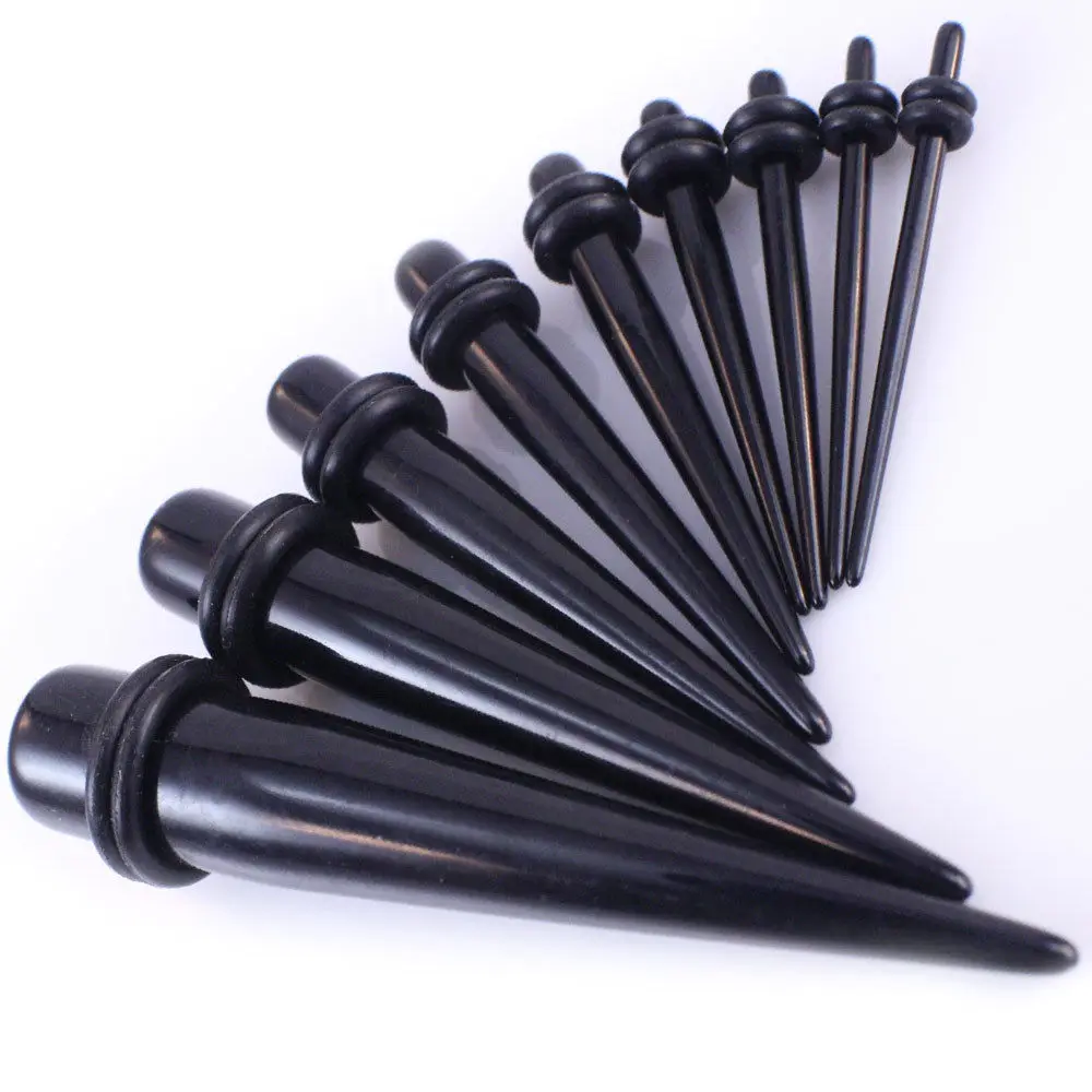 Black Mix 100PS 1.6-10 Bulk Lot Tapers Stretcher Spike Ear Expander Kit Plug Tunnel Set ear expander acrylic straight ear taper
Black Mix 100PS 1.6-10 Bulk Lot Tapers Stretcher Spike Ear Expander Kit Plug Tunnel Set ear expander acrylic straight ear taper
