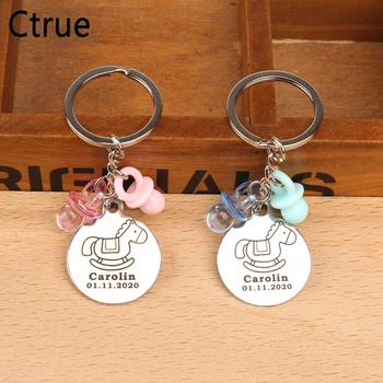 10pcs Personalized name date alloy Keychain with Nipple Engraved keyring birthday party decorations kids baby shower souvenirs
10pcs Personalized name date alloy Keychain with Nipple Engraved keyring birthday party decorations kids baby shower souvenirs