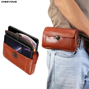 CHEZVOUS Universal Pouch Leather Case L/S size Waist Bag Magnetic Horizontal Phone Cover for iPhone X XS MAX XR 6 7 8 Plus 5s
CHEZVOUS Universal Pouch Leather Case L/S size Waist Bag Magnetic Horizontal Phone Cover for iPhone X XS MAX XR 6 7 8 Plus 5s