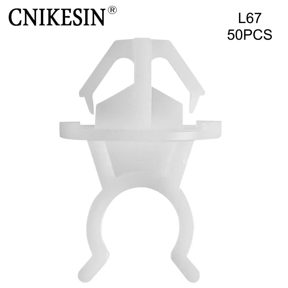 CNIKESIN 50PCS L67 Car Fastener Engine Cover Support Rod Fixed Nylon Retaining Clip for Honda Fit Accord Civic Odyssey City
CNIKESIN 50PCS L67 Car Fastener Engine Cover Support Rod Fixed Nylon Retaining Clip for Honda Fit Accord Civic Odyssey City