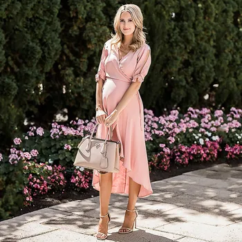 vetement femme 2019 Women Maternity Pregnanty clothes dress Fashion Solid Short Sleeve V-Necks Maternity Ladies Casual Dress
vetement femme 2019 Women Maternity Pregnanty clothes dress Fashion Solid Short Sleeve V-Necks Maternity Ladies Casual Dress
