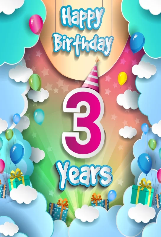 Laeacco Baby 3 Birthday Cartoon Balloons Flags Clouds Flags Photography Backgrounds Customized Backdrops For Photo Studio
Laeacco Baby 3 Birthday Cartoon Balloons Flags Clouds Flags Photography Backgrounds Customized Backdrops For Photo Studio