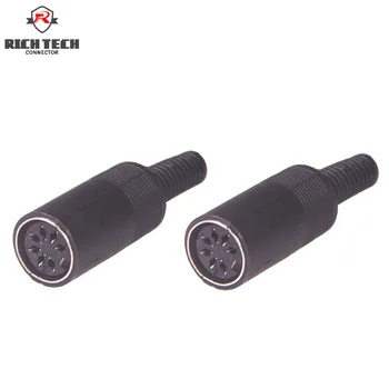 8pcs 7pin DIN connector spring DIN female jack adapter for computer keyboard/mouse 7PIN DIN cable terminal wire connector 
8pcs 7pin DIN connector spring DIN female jack adapter for computer keyboard/mouse 7PIN DIN cable terminal wire connector