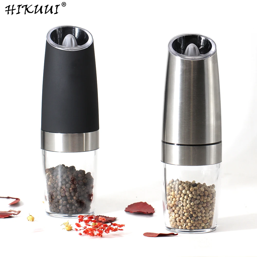 HIKUUI GRAVITY Induction Pepper Grinder Salt Mill With LED Light Kitchen Seasoning Grinding Tool Automatic Mills Dropshipping
HIKUUI GRAVITY Induction Pepper Grinder Salt Mill With LED Light Kitchen Seasoning Grinding Tool Automatic Mills Dropshipping