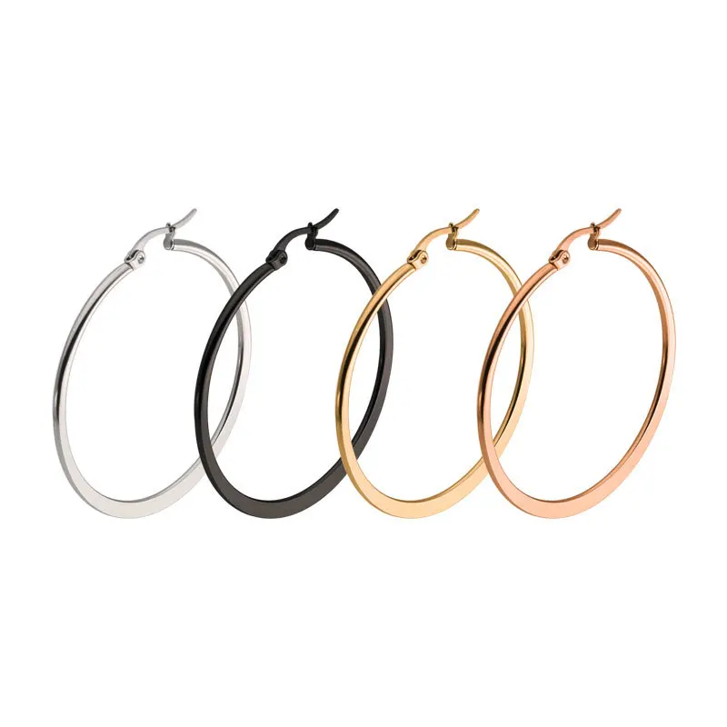 FairLadyHood Brand Earrings For Women Trendy Fashion Jewelry Gift Gold Color Stainless Steel Hoop Earrings
FairLadyHood Brand Earrings For Women Trendy Fashion Jewelry Gift Gold Color Stainless Steel Hoop Earrings